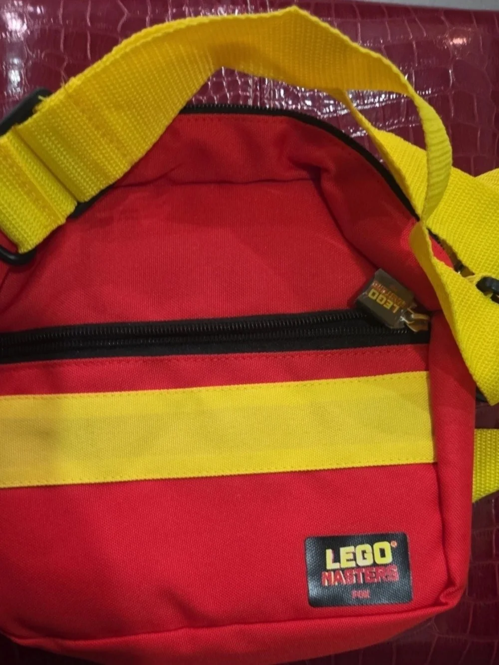 Lego Red and Yellow Colorblock Kids Backpack